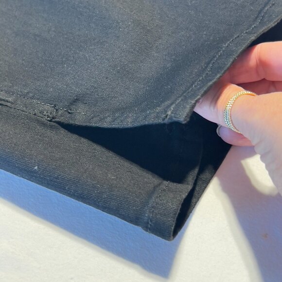 NORTHERN REFLECTIONS High-Rise Black Pants Bold Edgy Trendy Size 14 - Picture 3 of 11